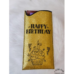 Stickdatei - ITH Schokihülle Happy Birthday Muffin